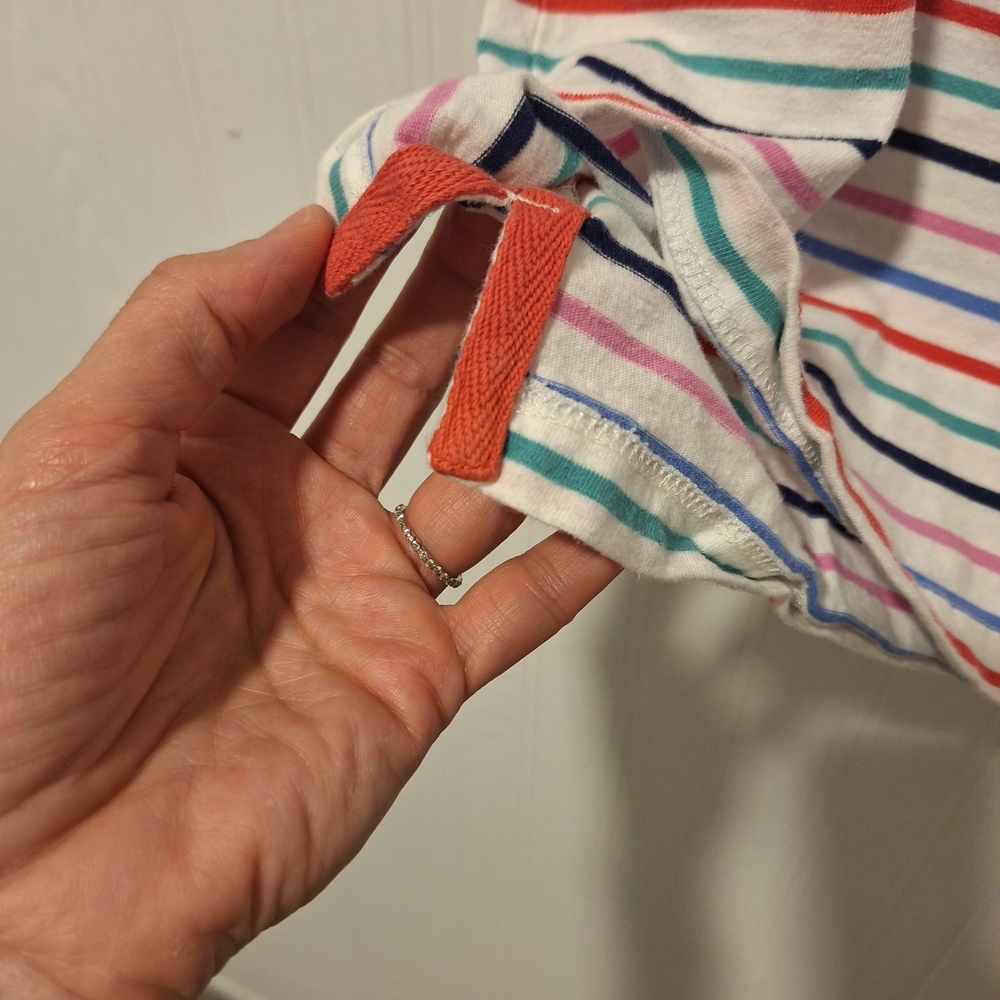 Colorful Striped Short Sleeve Tee - Picture 8 of 10